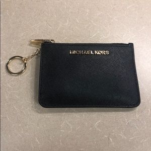 Michael Kors small top zip coin pouch